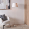 Auden Silver Metal Stick Floor Lamp Base
