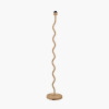 Palau Rattan Wave Floor Lamp Base