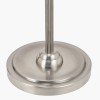 Salvatore Antique Silver Metal Floor Lamp Base