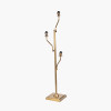 Tatiana Antique Brass Metal Floor Lamp Base