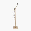 Tatiana Antique Brass Metal Floor Lamp Base