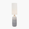 Venus Blue and Grey Ombre Ceramic Floor Lamp