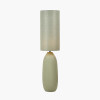 Erika Sage Vintage Textured Ceramic Floor Lamp