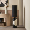 Arlese Monochrome Abstract Ceramic Floor Lamp