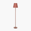 Sophia Terracotta Metal Bobble Floor Lamp