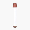 Sophia Terracotta Metal Bobble Floor Lamp