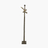 Bali Verdi Gris Metal Palm Tree Floor Lamp Base