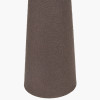 Mirissa Bitter Chocolate Slubby Handloom Fabric Floor Lamp