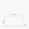 Patpong 50cm Grey Jute Non Elec Pendant