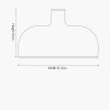 Caswell Natural Rattan Dome Pendant