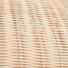 Raya Natural Scalloped Rattan Dome Non Elec Pendant
