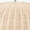 Raya Natural Scalloped Rattan Dome Non Elec Pendant