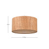 Valen Cork Non Elec Pendant With Diffuser