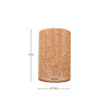 Valen Cork Non Elec Tall Pendant With Diffuser