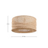 Patpong 50cm Natural Jute Non Elec Pendant