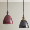 Piccolo Mulberry Metal Dome Pendant Shade Only