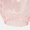 Lisbon Rose Optic Diamond Glass Pendant