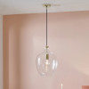 Islay Clear Bubble Glass Pendant