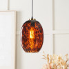 Lucien Tortoiseshell Egg Glass Pendant