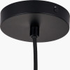 Amalie Black Metal Retro Pendant