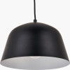 Amalie Black Metal Retro Pendant