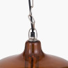 Corby Amber Glass Pendant