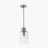 Loxley Ripple Effect Clear Glass Pendant