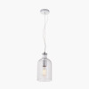 Bellamy Clear Glass Bubble Pendant