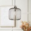 Dania Silver Metal Wire Pendant