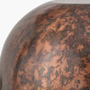 Mason Copper Effect Wide Domed Metal Pendant
