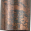 Mason Copper Effect Tall Domed Metal Pendant