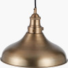 Ellis Antique Brass Café Metal Pendant