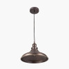 Ellis Antique Bronze Café Metal Pendant