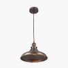 Ellis Antique Bronze Café Metal Pendant