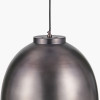 Harlem Antique Bronze Domed Metal Pendant