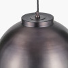 Harlem Antique Bronze Domed Metal Pendant