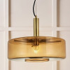 Lumi Chestnut Brown Large Glass Pendant