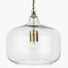 Corby Clear Glass Pendant