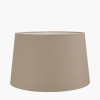 Winston 30cm Taupe Handloom Tapered Cylinder Shade