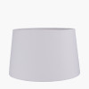 20cm White Loom Tapered Cylinder Shade