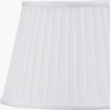 Lyndon 35cm Ivory Silk Mix Knife Pleat Tapered Lampshade