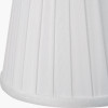 Lyndon 15cm Ivory Silk Mix Knife Pleat Tapered Lampshade
