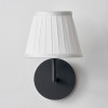 Lyndon 15cm Ivory Silk Mix Knife Pleat Tapered Lampshade
