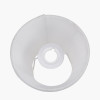 Lyndon 17cm Ivory Silk Mix Knife Pleat Tapered Lampshade