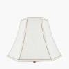 30cm Cream Polysilk Bowed Shade