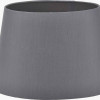 Adelaide 30cm Steel Grey Tapered Cotton Mix Lampshade