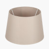 Adelaide 35cm Taupe Tapered Poly Cotton Shade