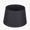 Adelaide 35cm Black Tapered Cotton Mix Lampshade