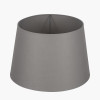 Adelaide 30cm Steel Grey Tapered Poly Cotton Shade