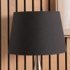 Adelaide 40cm Black Tapered Poly Cotton Shade